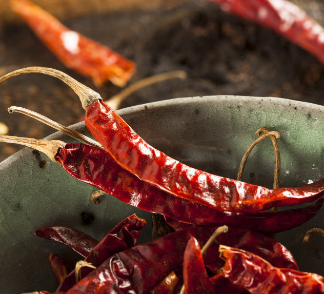 Dried chili peppers