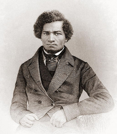 A portrait of a young Frederick Douglass
