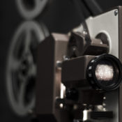 A film projector