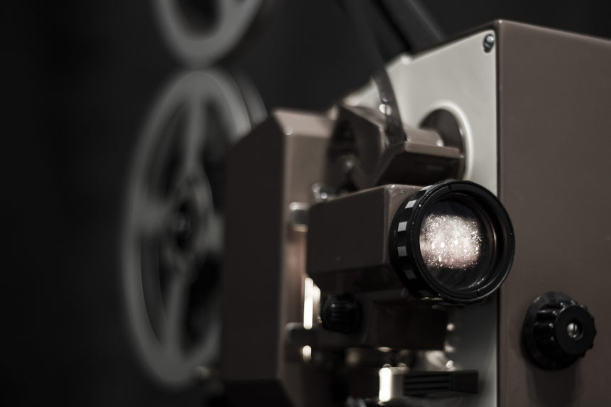 A film projector