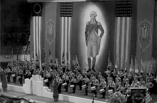 The German American Bund rally that was held in Madison Square Garden