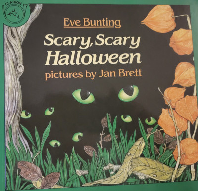 The cover for the Halloween children's book, "Scary, Scary Halloween" by Eve Bunting