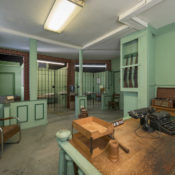 The inside of the Mulberry Jail