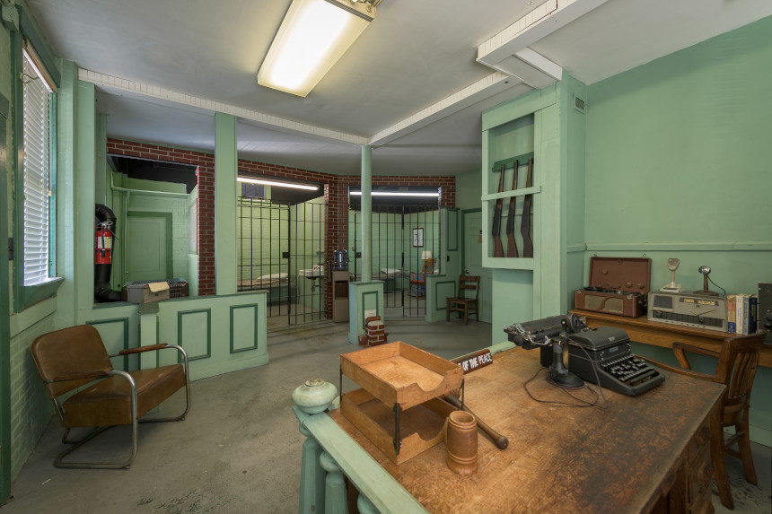 The inside of the Mulberry Jail