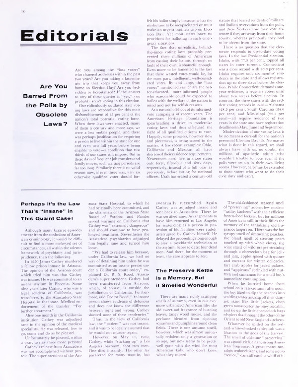 The editorial as it appeared in the magazine