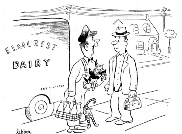 Cartoons: The Milkman | The Saturday Evening Post Cartoons: The Milkman | The Saturday Evening Post