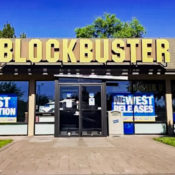 Photo of a Blockbuster Video store