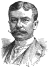 Illustrated portrait of Edward Hibberd Johnson