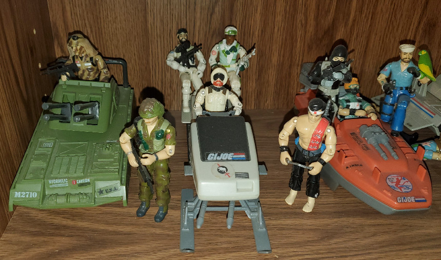 Collection of G.I. Joe figures