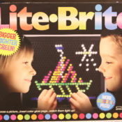 A Lite-Brite box
