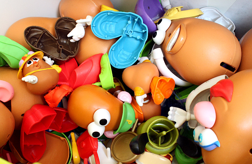 Pile of Mr. Potato Heads