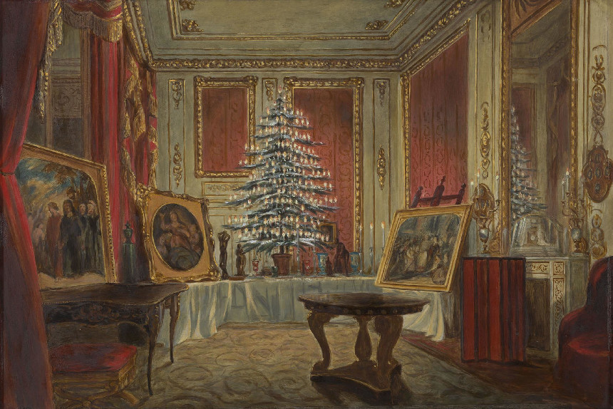Christmas Tree in Queen Victoria's mansion