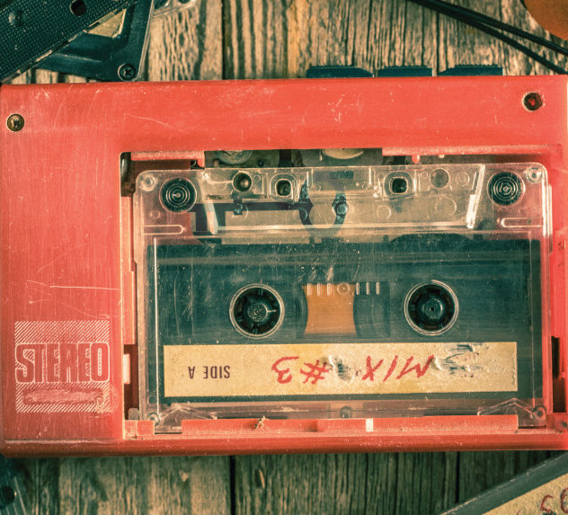 An old music cassette