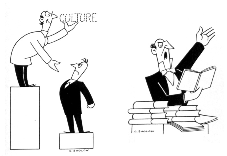 Two cartoons by Otto Soglow from 1962