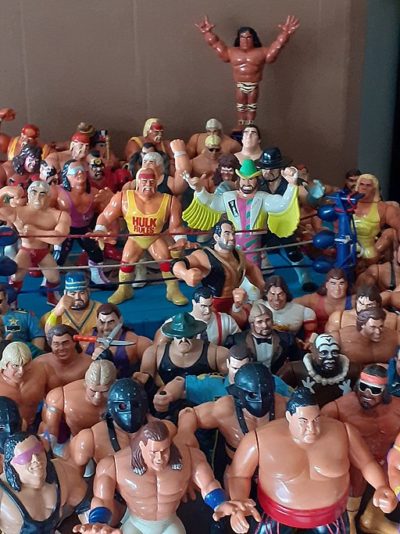 Classic WWF action figures