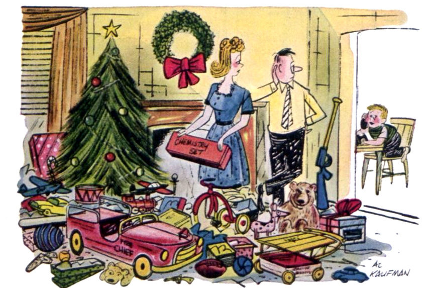 Cartoons: Picking the Perfect Christmas Present | The Saturday Evening Post Cartoons: Picking the Perfect Christmas Present | The Saturday Evening Post