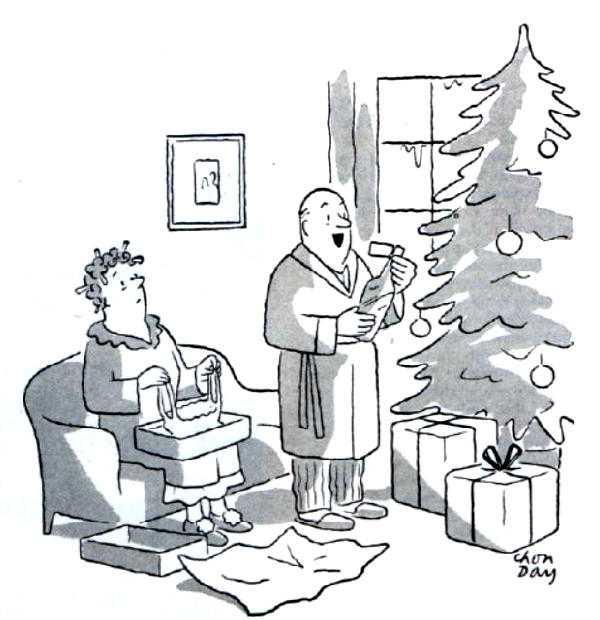 Cartoons: Picking the Perfect Christmas Present | The Saturday Evening Post Cartoons: Picking the Perfect Christmas Present | The Saturday Evening Post