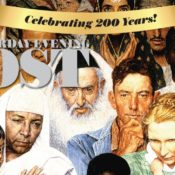 A portion of the new issue of the Saturday Evening Post