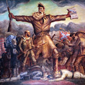 Painting of John Brown at Harper's Ferry