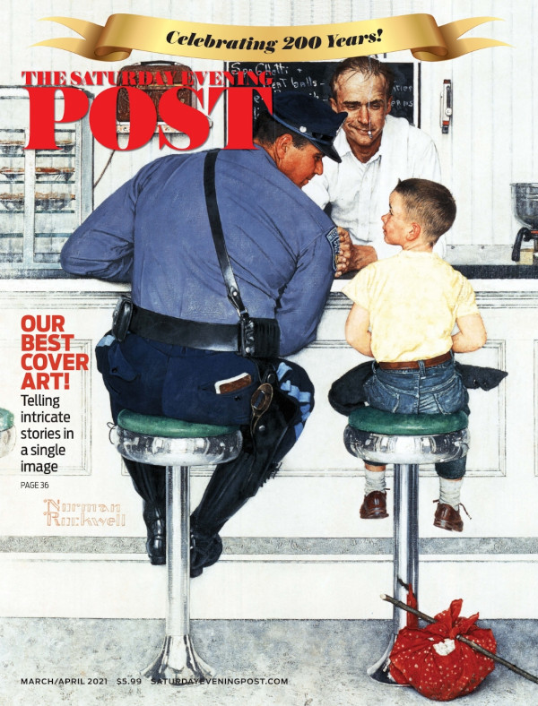 The Saturday Evening Post's March/April 2021 issue's cover