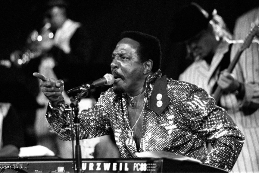 Ike Turner performing live on stage