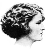 Illustration of Zelda's Fitzgerald side profile