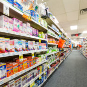 Photo of a Pharmacy aisle