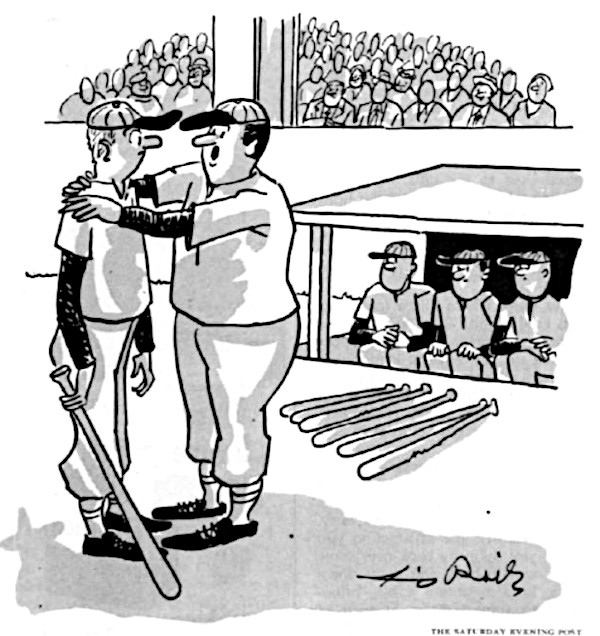 Cartoons Baseball Banter The Saturday Evening Post