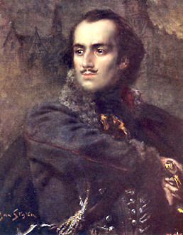 Painted portrait of Casimir Pulaski