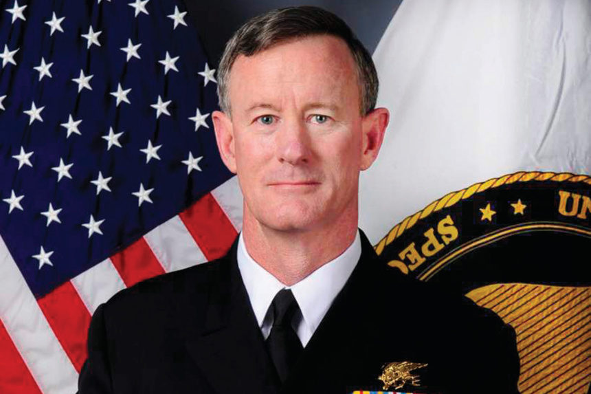 Official photo of Admiral William McRaven