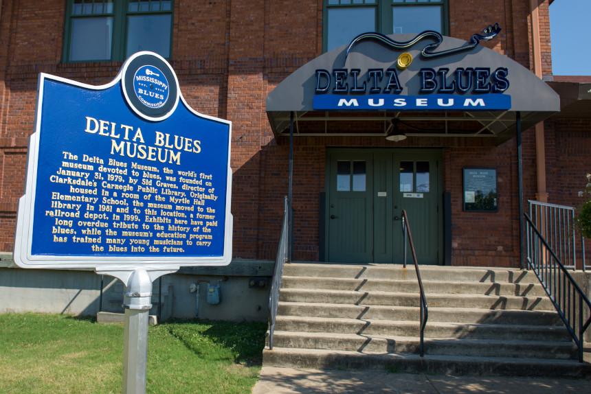 The Delta Blues Museum located in Clarksdale Mississippi