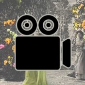 A scene from the vintage silent age film The Spring Fairy