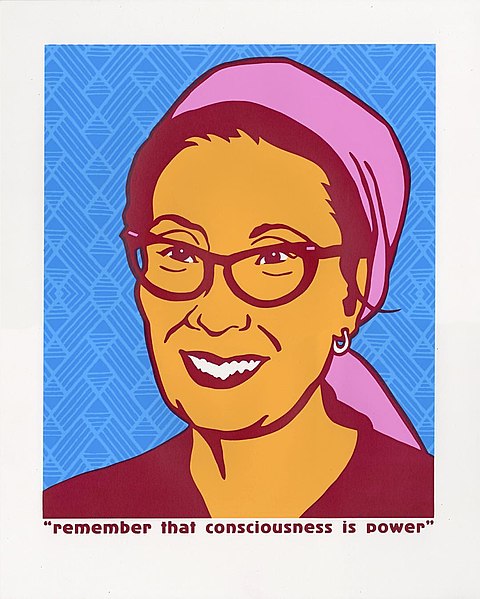 Poster art of Yuri Kochiyama