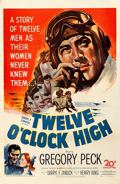 Poster for the film "Twelve O'Clock High