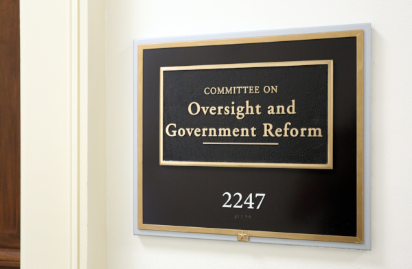 Sign for the Oversight and Government Reform congressional committee 