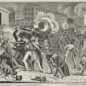 Illustration of the 1844 Philadelphia riots