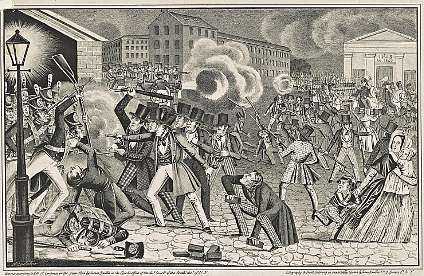 Illustration of the 1844 Philadelphia riots