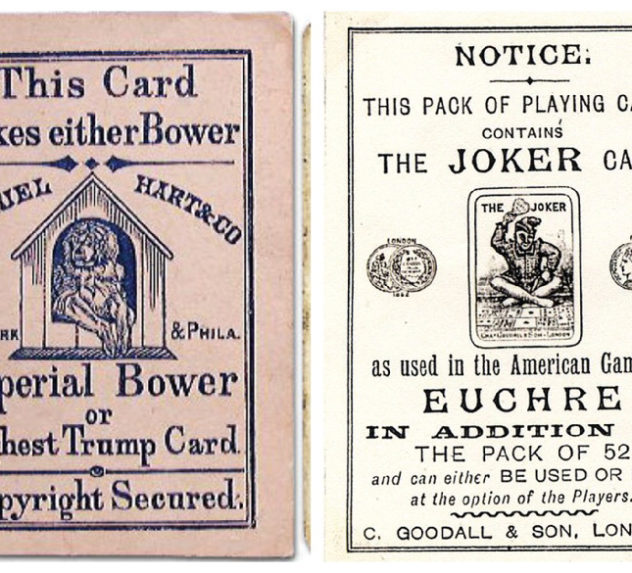 Early examples of the Joker card