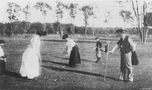 Women golfers at the 1900 olympics