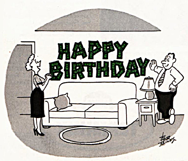Birthday cartoon