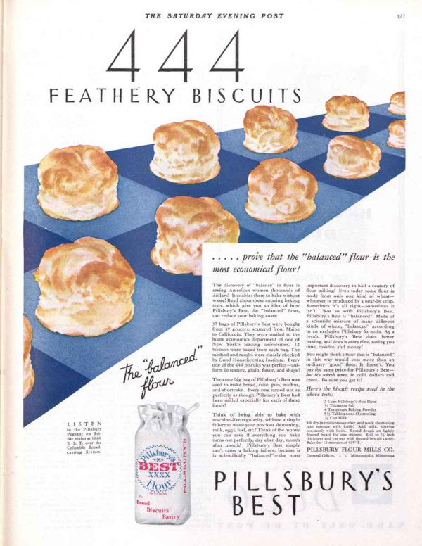 Pillsbury magazine ad