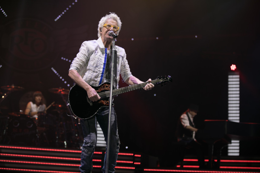 Kevin Cronin of REO Speedwagon on guitar