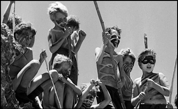 Scene from the film "The Lord of the Flies"