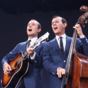 The Smothers Brothers perform on their instruments