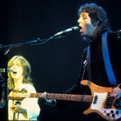 Paul McCartney and Jimmy McCullock with Wings