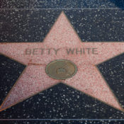 Betty White's star on the Hollywood Walk of Fame