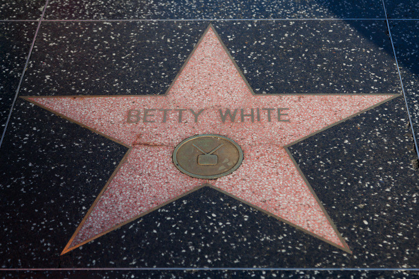 Betty White's star on the Hollywood Walk of Fame