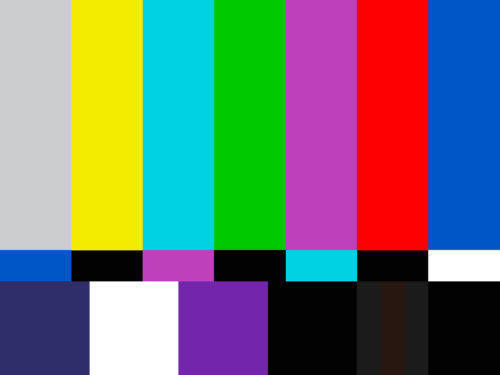 Color TV Test pattern