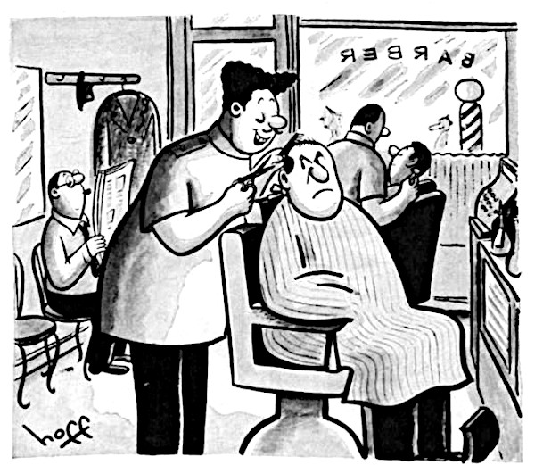 Cartoons: Barber Banter | The Saturday Evening Post