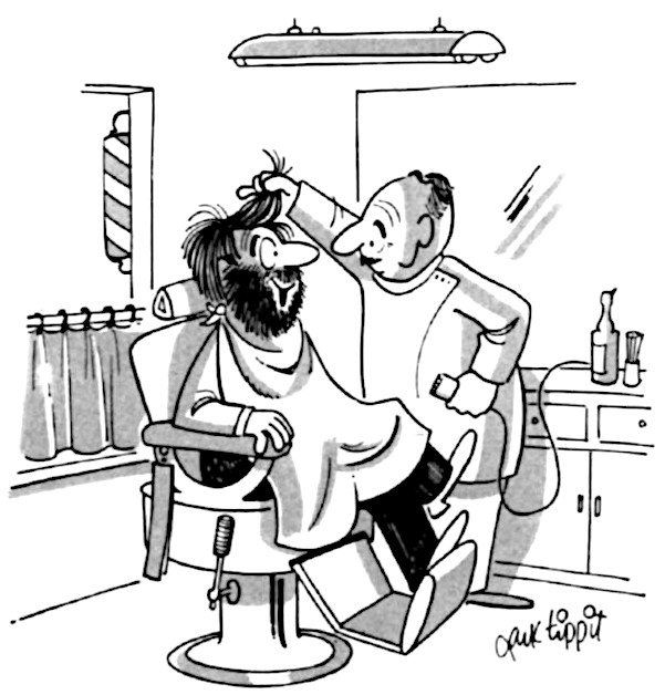 Cartoons: Barber Banter | The Saturday Evening Post